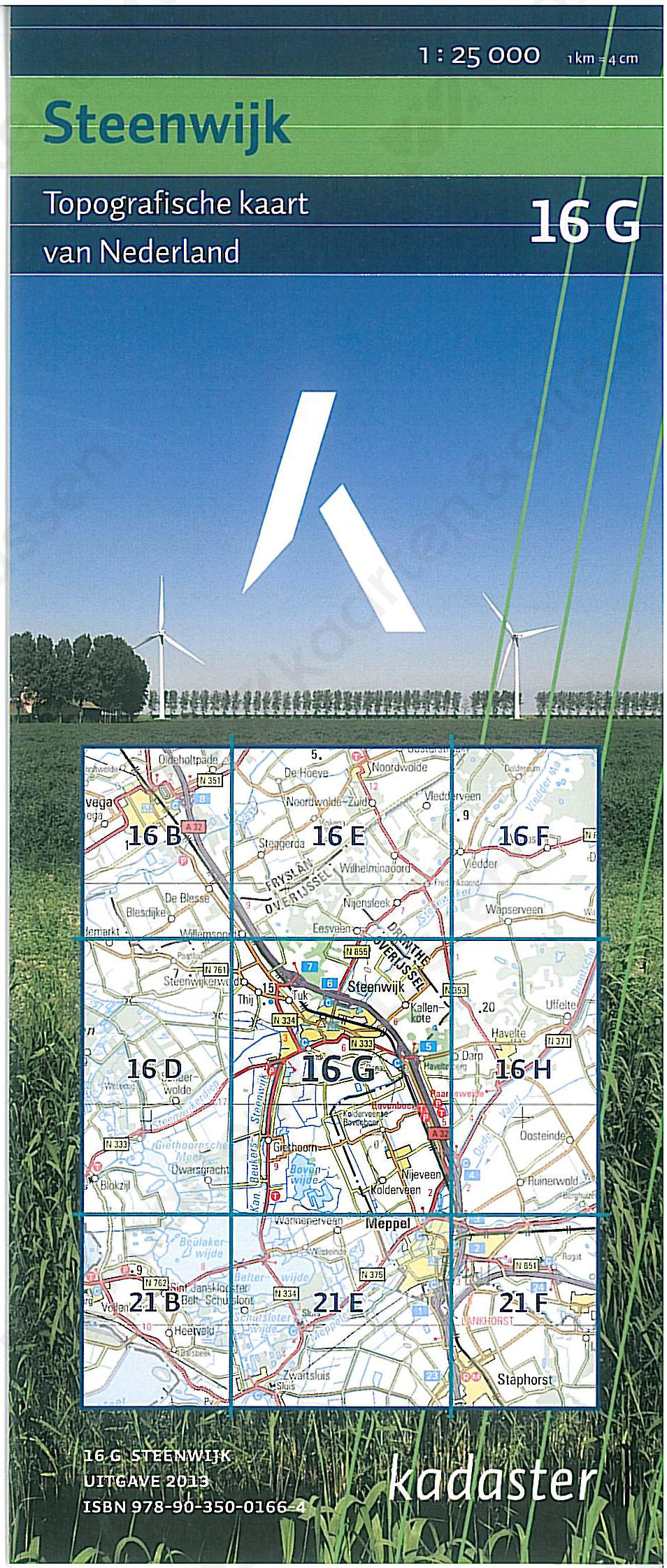 Digitale Topografische Kaart 16G Steenwijk