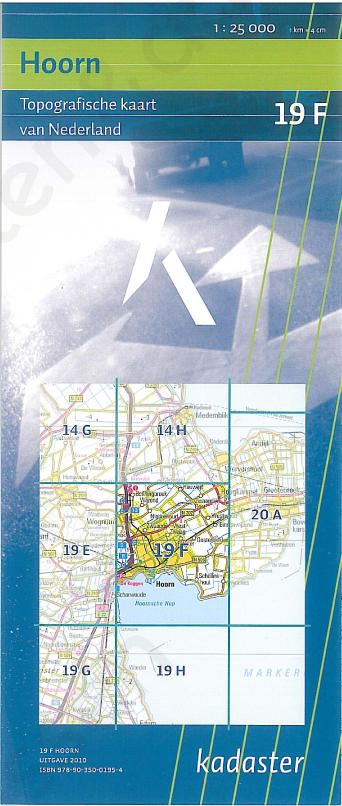 Digitale topografische kaart Hoorn