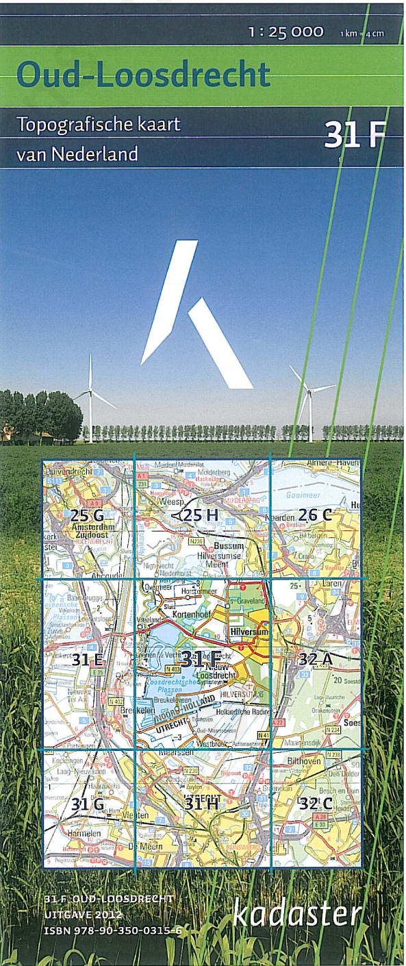 Digitale Topografische Kaart 31F Oud-Loosdrecht