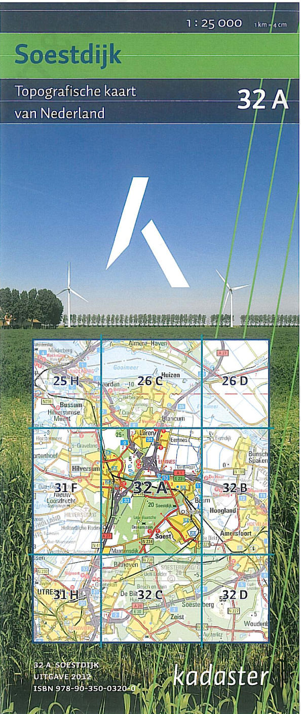 Digitale Topografische Kaart 32A Soestdijk