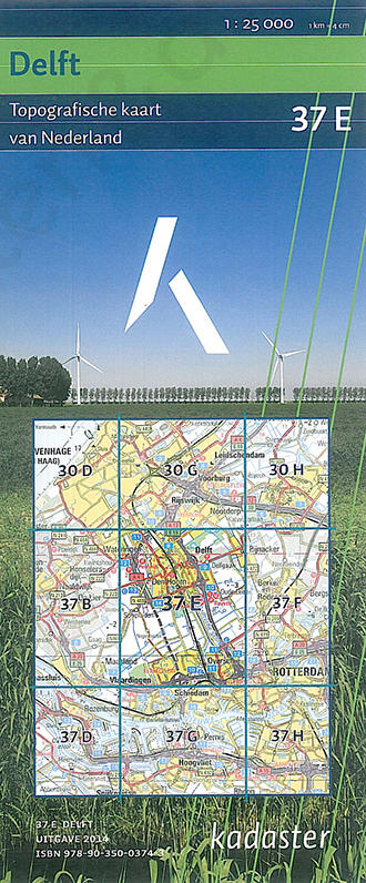 Digitale Topografische Kaart 37E Delft
