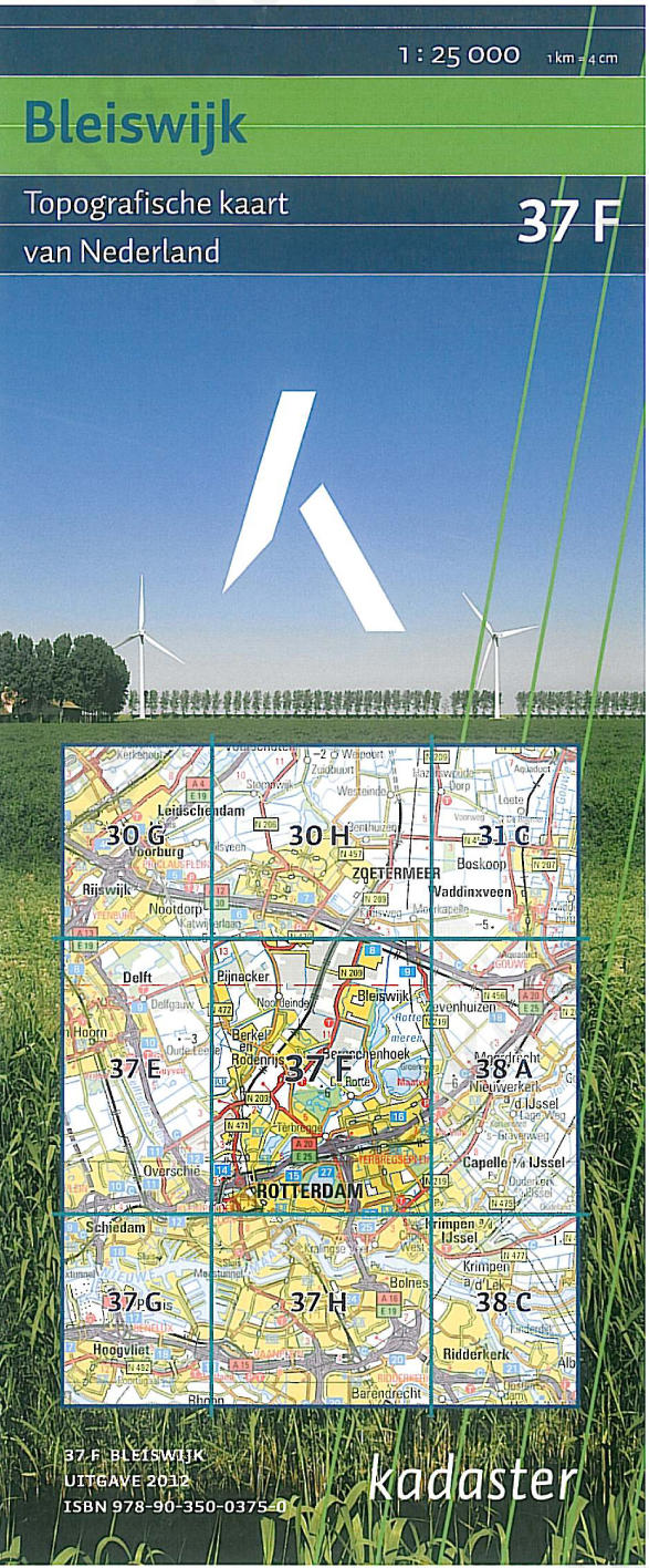 Digitale Topografische Kaart 37F Bleiswijk