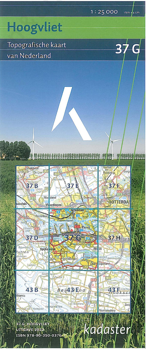 Digitale Topografische Kaart 37G Hoogvliet