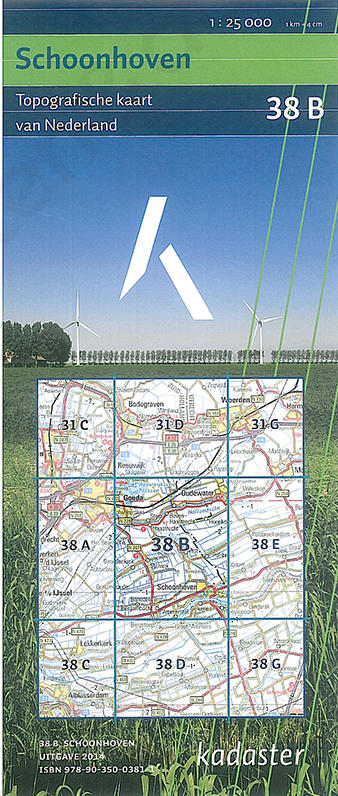 Digitale Topografische Kaart 38B Schoonhoven