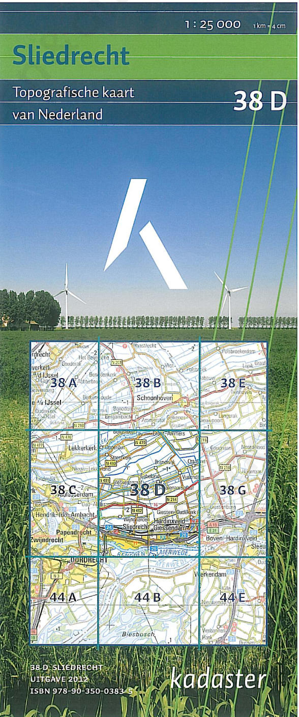 Digitale Topografische Kaart 38D Sliedrecht