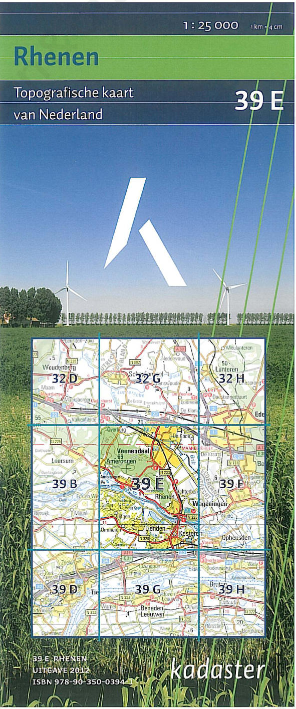 Digitale Topografische Kaart 39E Rhenen