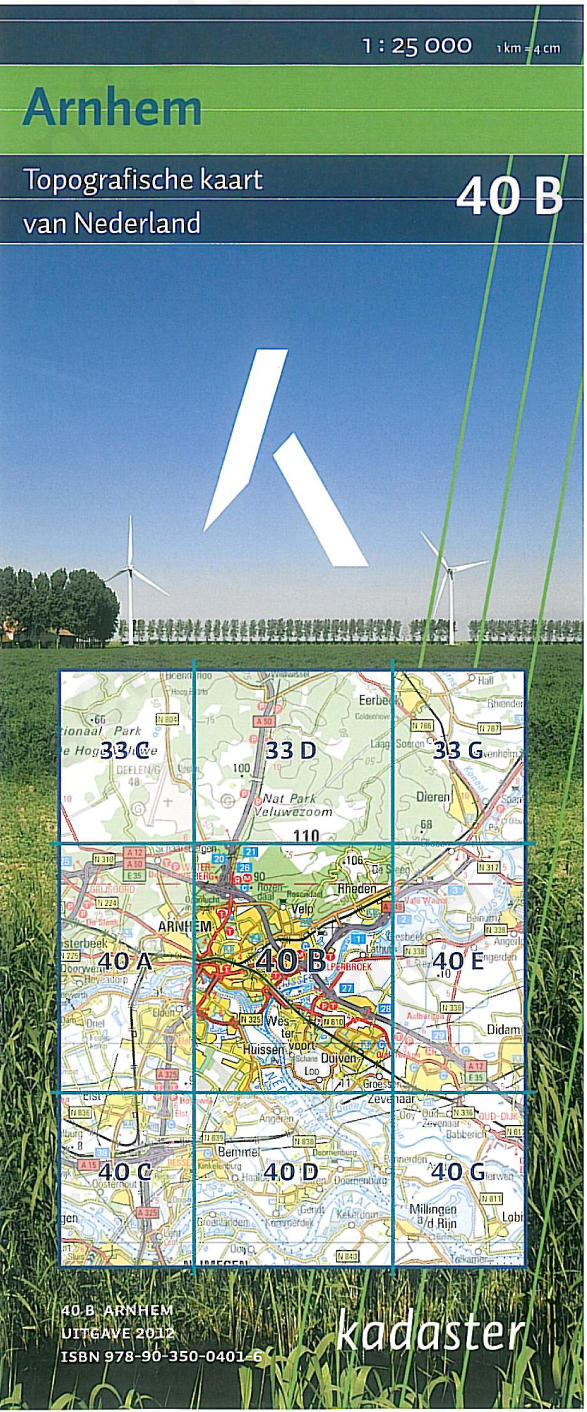 Digitale Topografische Kaart 40B Arnhem