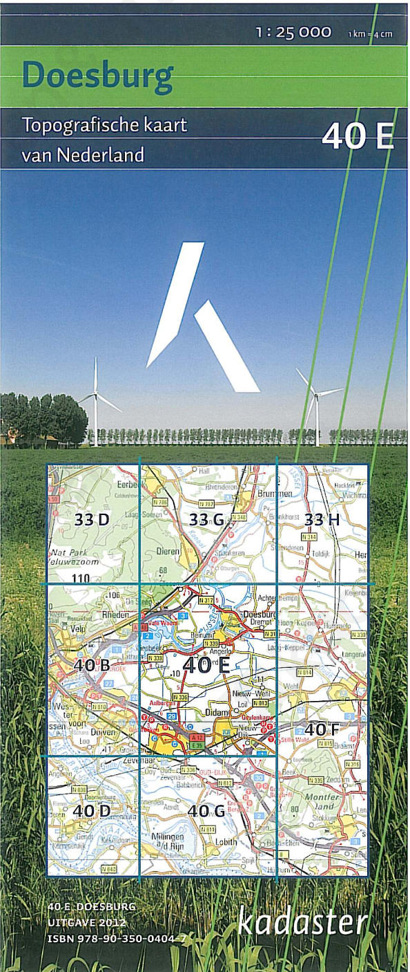 Digitale Topografische Kaart 40E Doesburg