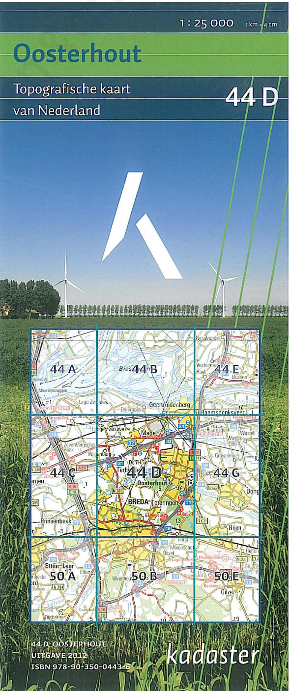 Digitale Topografische Kaart 44D Oosterhout