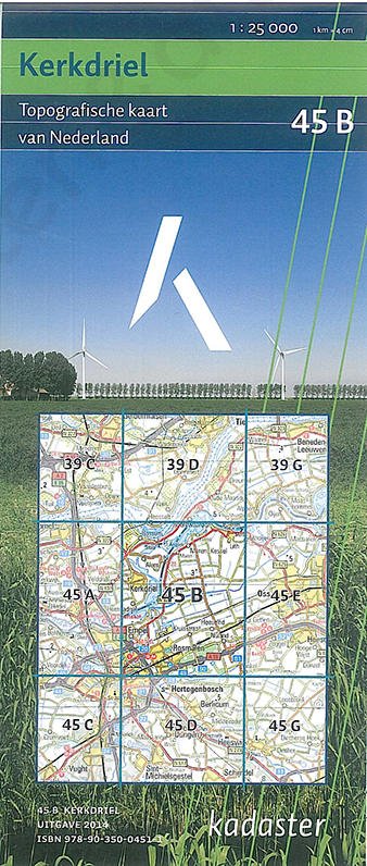 Digitale Topografische Kaart 45B Kerkdriel