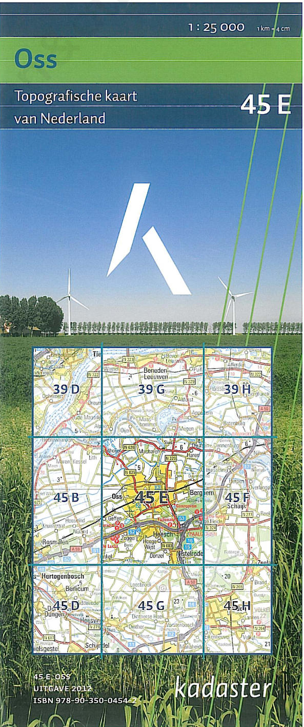 Digitale Topografische Kaart 45E Oss