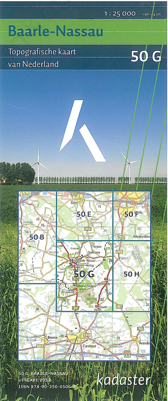 Digitale Topografische Kaart 50G Baarle-Nassau