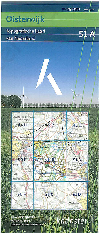 Digitale Topografische Kaart 51A Oisterwijk