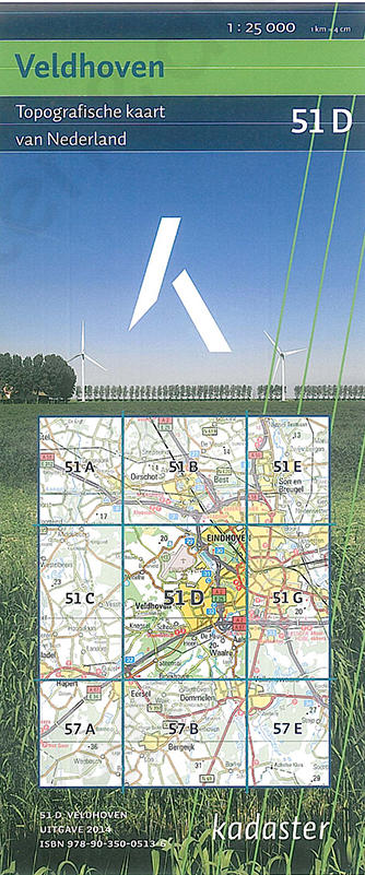 Digitale Topografische Kaart 51D Veldhoven