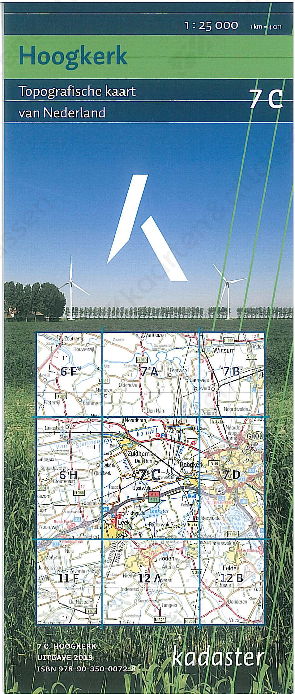Digitale Topografische Kaart 7C Hoogkerk