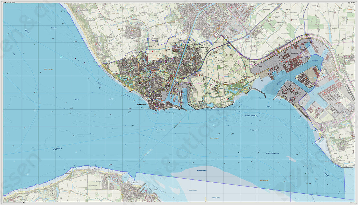 Digitale kaart Gemeente Vlissingen