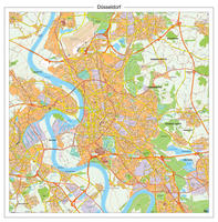 Digitale stadsplattegrond Düsseldorf 180