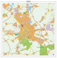 Digitale stadsplattegrond Erfurt 184
