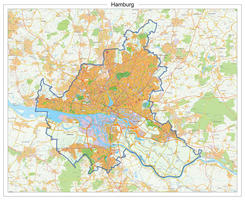 Digitale Stadsplattegrond Hamburg 525