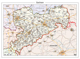 Digitale kaart Sachsen 116