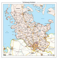 Digitale kaart Schleswig-Holstein 109