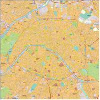 Digitale kaart Parijs / Paris 488