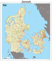 Digitale Postcodekaart Denemarken