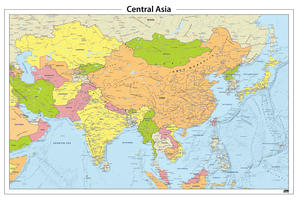 Centraal Azië staatkundige kaart