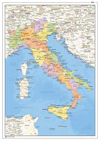 Staatkundige landkaart Italië