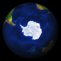 Digitale Wereldbol Antarctica 545