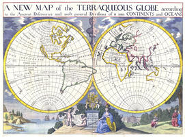 Digitale Wereldkaart Edward Wells