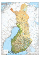 Natuurkundige kaart Finland