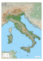 Digitale Italië Kaart Natuurkundig