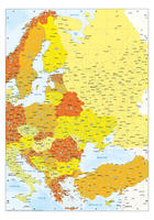 Postcodekaart van Oost-Europa