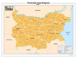 Bulgarije 2-cijferige postcodekaart 74