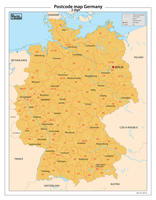 Duitsland 2-cijferige postcodekaart 81