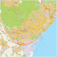 Digitale stadsplattegrond Barcelona 467