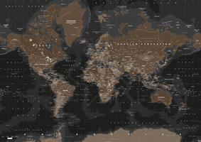 Digitale Wereldkaart Highlands