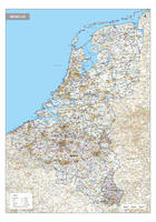 Wegenkaart Benelux