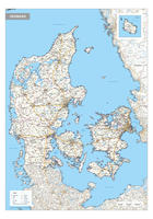 Wegenkaart Denemarken
