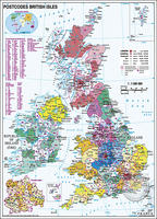 Postcodekaart Verenigd Koninkrijk en Ierland