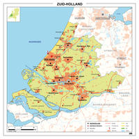 Kaart Zuid-Holland