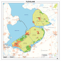 Kaart Flevoland 