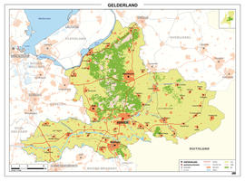 Kaart Gelderland 