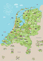 Vrolijke Cultuurkaart van Nederland