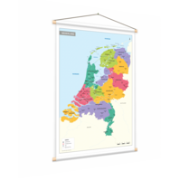 Duidelijke schoolkaart van Nederland