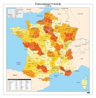 2-cijferige Postcodekaart Frankrijk