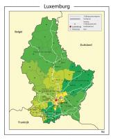 Postcodekaart Luxemburg