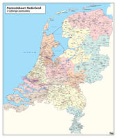 Postcodekaart Nederland