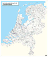 Postcodekaart Nederland